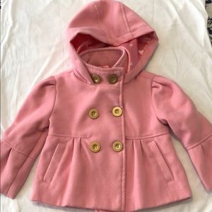 Adorable hoodie pea coat.